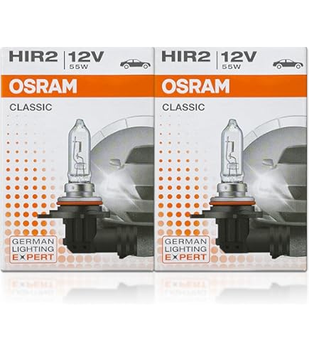 Amazon.com: OSRAM HIR2 (9012) PX22d 12V 55W COOL BLUE